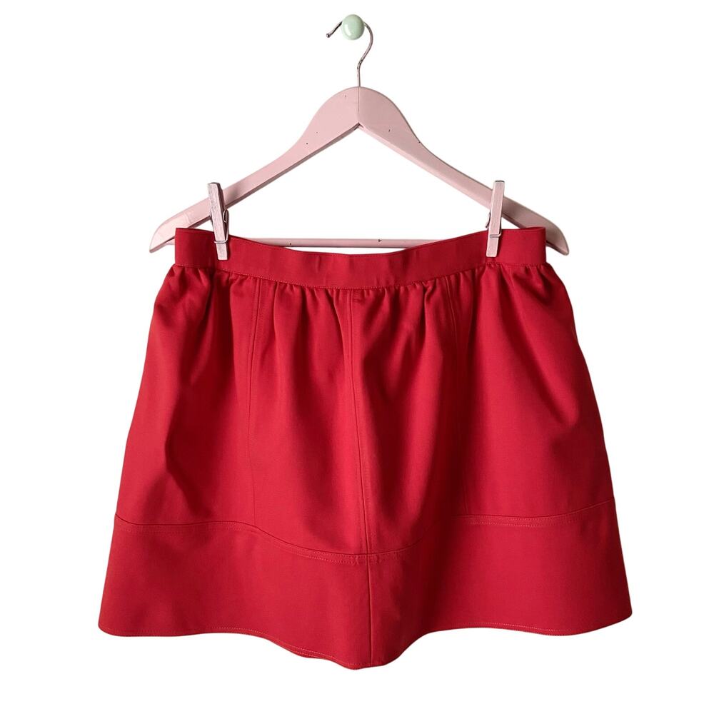 Madewell Red Skirt